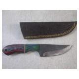 (FS) 8" Fixed Blade Knife with Leat...