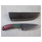 (FS) 8" Fixed Blade Knife with Leat...