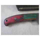 (FS) 8" Fixed Blade Knife with Leat...