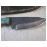 (FS) 8" Fixed Blade Knife with Leat...