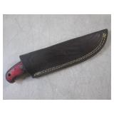 (FS) 8" Fixed Blade Knife with Leat...