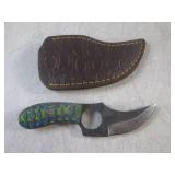 (FS) 6" Fixed Blade Knife with Leat...