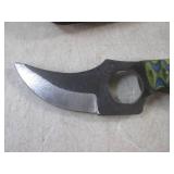 (FS) 6" Fixed Blade Knife with Leat...