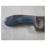 (FS) 6" Fixed Blade Knife with Leat...