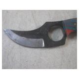 (FS) 6" Fixed Blade Knife with Leat...