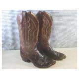 (CSB) Pair of J. Chisholm Cowboy Bo...