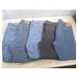 (CS) 5 Pairs of Denim Blue Jeans - ...