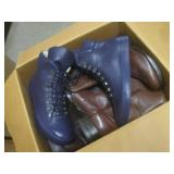 (D-4) Box Full of Assorted Boots an...