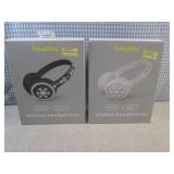 (CSB) 2 Sets of Wireless Headphones...