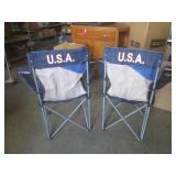 (F-3) 2 Patriotic USA Portable Fold...