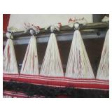 (H-2) Vintage Large Hand Woven Macr...