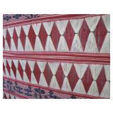 (H-2) Vintage Large Hand Woven Macr...