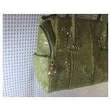 (H-2) B. Makowsky Leather Handbag P...