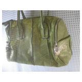 (H-2) B. Makowsky Leather Handbag P...