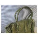 (H-2) B. Makowsky Leather Handbag P...