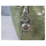 (H-2) B. Makowsky Leather Handbag P...