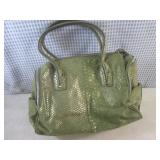 (H-2) B. Makowsky Leather Handbag P...