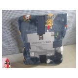 (A-1) 2 New Throw Blankets...