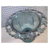 (FS) Indiana Glass Blue Carnival Ha...