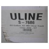 (EW4) Open Box of Uline Trash Liner...