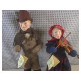 (D-3) Pair of Christi Character Dol...