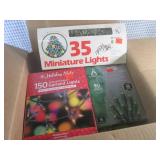 (F-1) Assortment of Christmas Light...