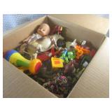 (BR1) Box Full of Small Toy Figures...