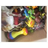(BR1) Box Full of Small Toy Figures...