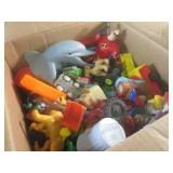 (BR1) Box Full of Small Toy Figures...