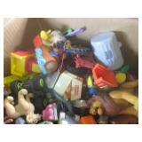(BR1) Box Full of Small Toy Figures...