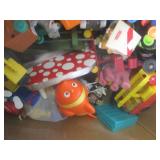 (BR1) Box Full of Small Toy Figures...