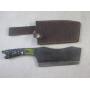 (FS) 12" Cleaver with Leather Sheat...