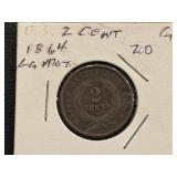 1864 Two Cent Large Motto
