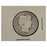1901 Barber Quarter