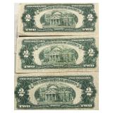 Red Seal $2 Dollar Notes