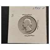 1935-D Washington Quarter