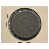 1849 Braided Hair Cent