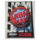 Vintage Super Nintendo NBA Jam Instruction Booklet