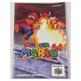 Vintage Nintendo 64 Super Mario 64 Instruction Booklet