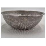 Vintage Aluminum Colander – Perforated Strainer Bowl