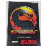 Vintage Super Nintendo Mortal Kombat Instruction Booklet