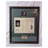 Framed Atocha Shipwreck 8 Reale Coin – Certificate of Authenticity