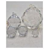 Vintage Crystal Prism Ornaments