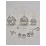 Vintage Crystal Prism Ornaments and Beads – Faceted Droplet Shapes
