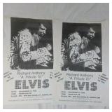 1996 Richard Anthony Elvis Tribute Concert Poster – Del-Win Ballroom St. Joseph MN Signed