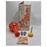 Vintage Kenner Alvin the Aardvark Toy – Discovery Time Push & Pull Action