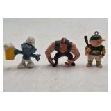 Vintage Smurf Wrestler Baseball Lot