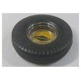 Vintage Goodyear Tire Ashtray – Miniature Black Rubber Tire Design