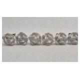 Vintage Porcelain Rose Drawer Knobs