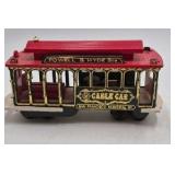 Vintage Wooden San Francisco Cable Car – Powell & Hyde Sts CTC South San Francisco
